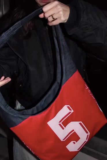 Mini Sac Hobo - Maillot rouge numéro 5