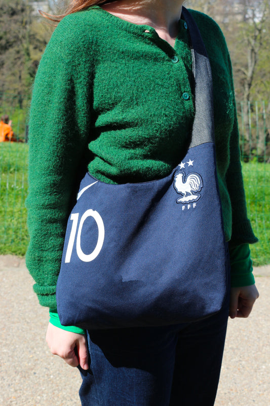 Mini Sac Hobo - Maillot équipe de France numéro 10